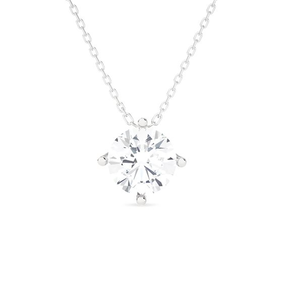 Collana Gazzola Gioielli Donna in Oro bianco Diamante 0.60 Ct GI-22101-72-1-0.60 E-VS1 - GI-22101-72-1-0.60 E-VS1